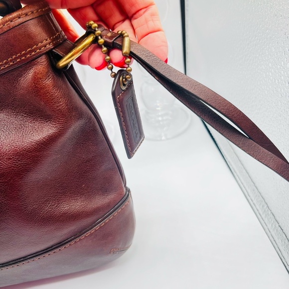 Coach Vintage #7458 Whiskey Leather Bag - Picture 8 of 16